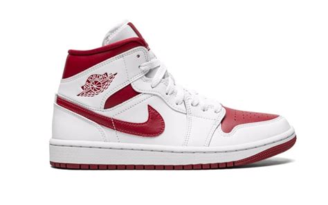 nike air jordan 1 mid rood wit|jordan 1 shoes.